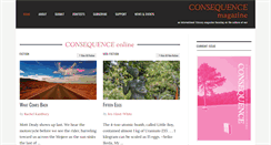 Desktop Screenshot of consequencemagazine.org